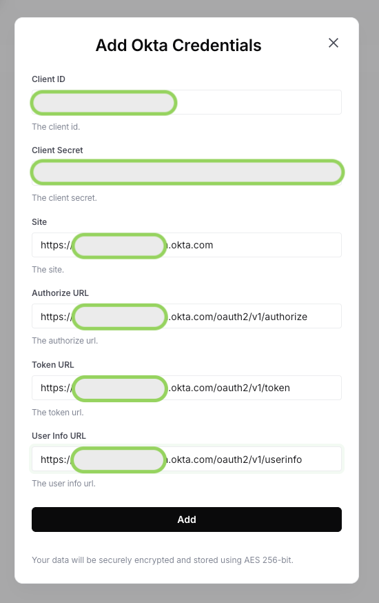 Save the Okta SSO configuration in AirOps
